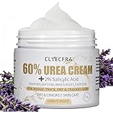 5-in-1 60% Urea Cream for Feet &amp; 2% Salicylic Acid for Deep Hydration-150g | Urea Cream 60 Percent for Feet &amp; Hands+Lavender-Maximum Strength Moisturizer for Rough,Dry,Thick &amp;Cracked Skin,Callus Remover