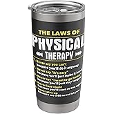 The Laws Of Physical Therapy - Physical Therapist PT Student Stainless Steel Insulated Tumbler