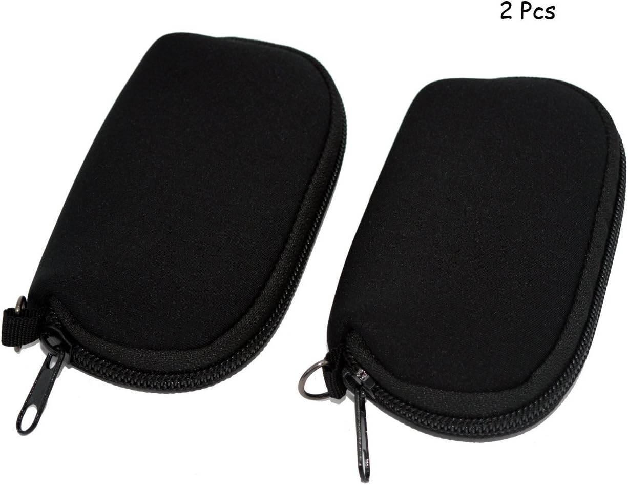 Case Wonder 2 Pcs Neoprene Storage Carrying Case Bag Dust Covers for Apple Magic Mouse (I and II 2nd Gen) (Black) - Image 5