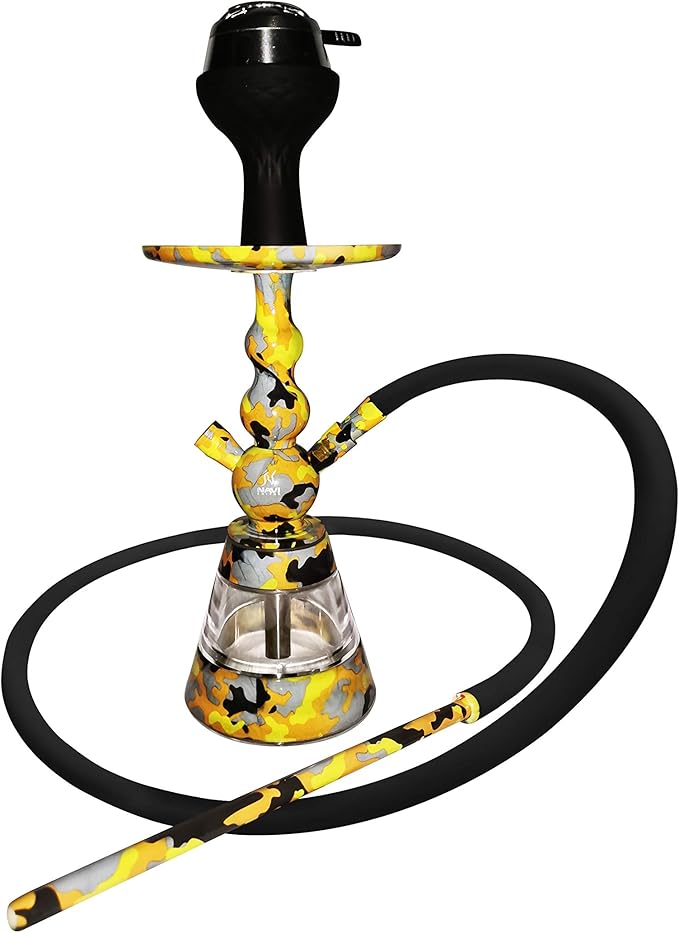 Chicha narguilé Camouflage Moderne 40CM Complet, Foyer silicone phunnel