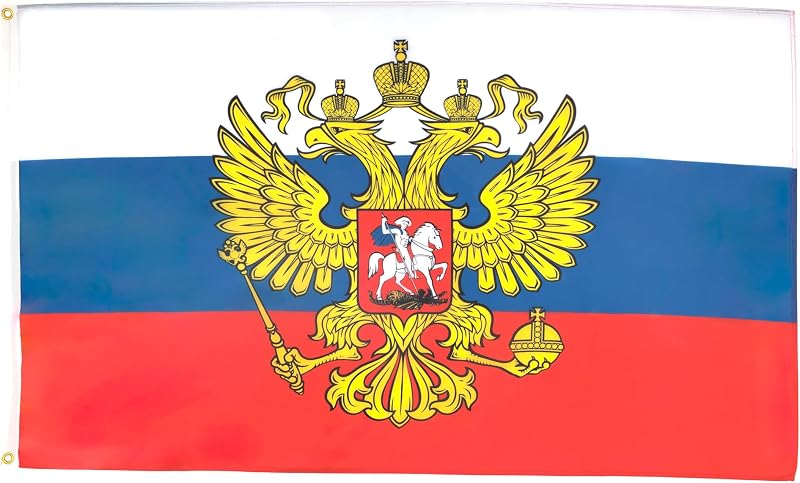 AZ FLAG Russia With Eagle Flag 2x3 Ft 100D Polyester Two Grommets