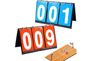 APORO Scoreboard Score Keeper Score Flipper for Basketball Tennis Sports Games