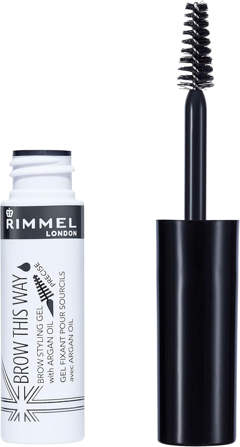 Rimmel Brow This Way Brow Styling Gel, 5ml, Transparent, 5 ml (Pack of 1)