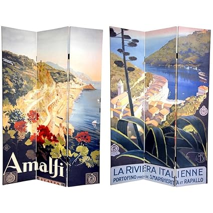 Amazon.com: Oriental Furniture 80 ft. Tall Double Sided Amalfi ...