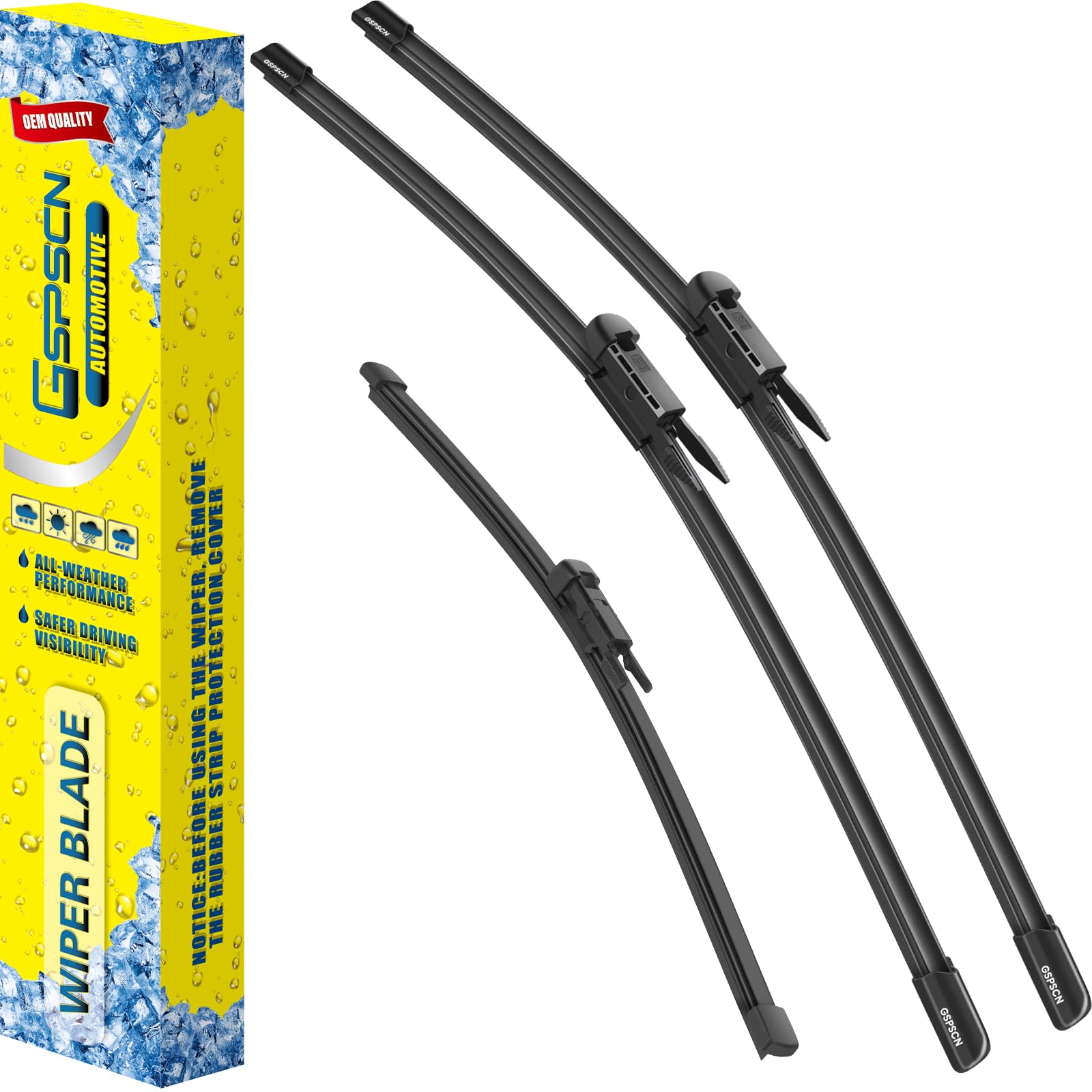 GSPSCN 3 Wipers For BMW X1 2015-2013 /Benz