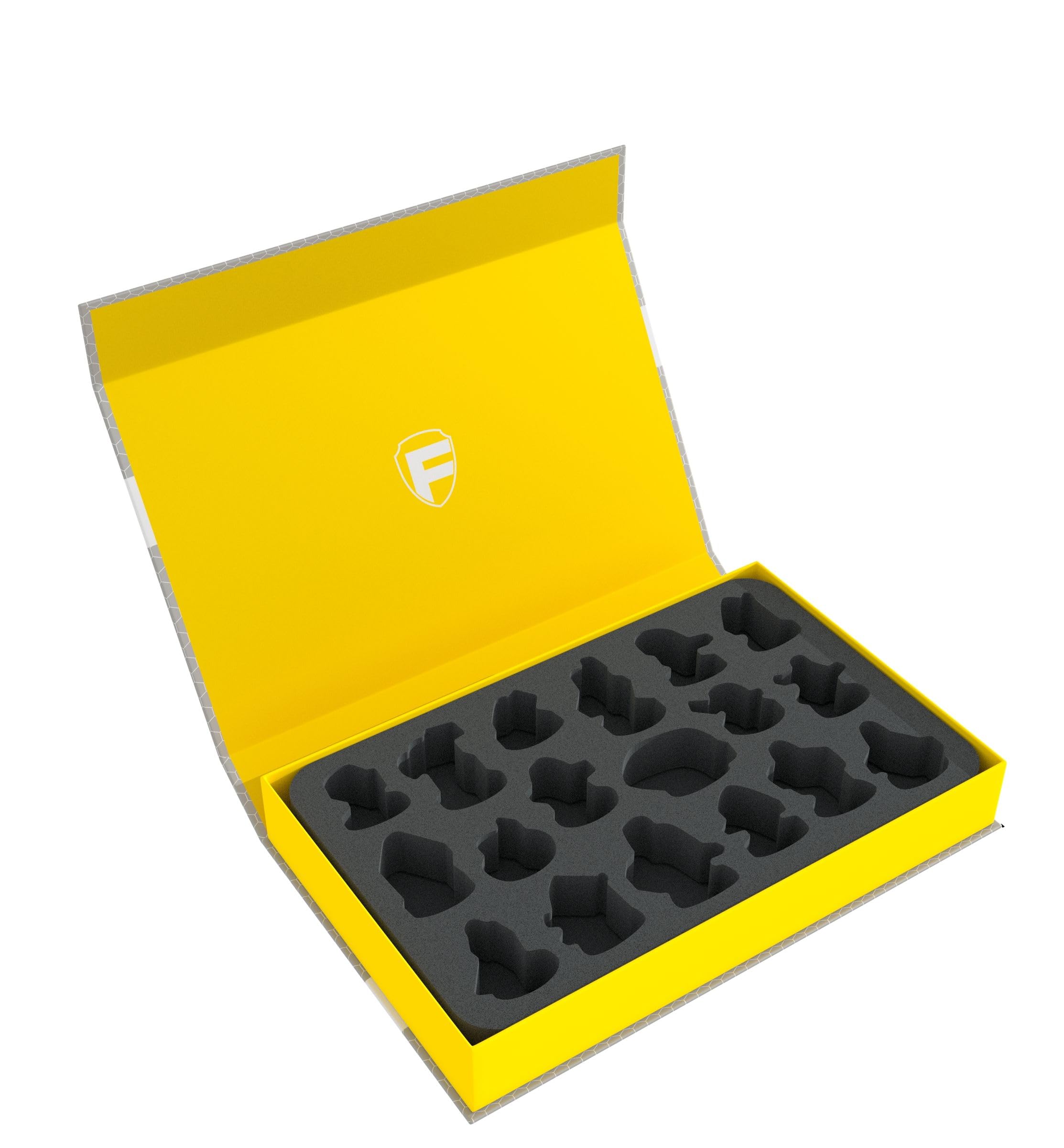 Feldherr Magnetic Box yellow compatible with Gloomhaven board game miniatures