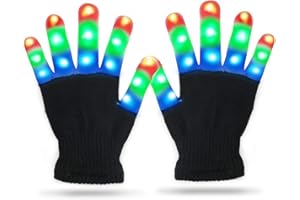 Viposoon Children LED Finger Light Gloves Cool Fun Toys for Kids - Gifts for Kids