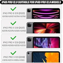 Deokke Compatible with iPad Pro 12.9 Inch