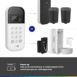 myQ Smart Garage Door Video Keypad with Wide-Angle