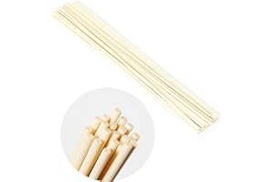 Increased Fire Oil Diffuser Sticks 20pcs 16.93in/43cm×0.197in/5mm Fragrance Refill Fibre Reed Thick Diffuser Sticks for Diffuser Reed Diffuser Sticks for Home Office Spa and Bedroom