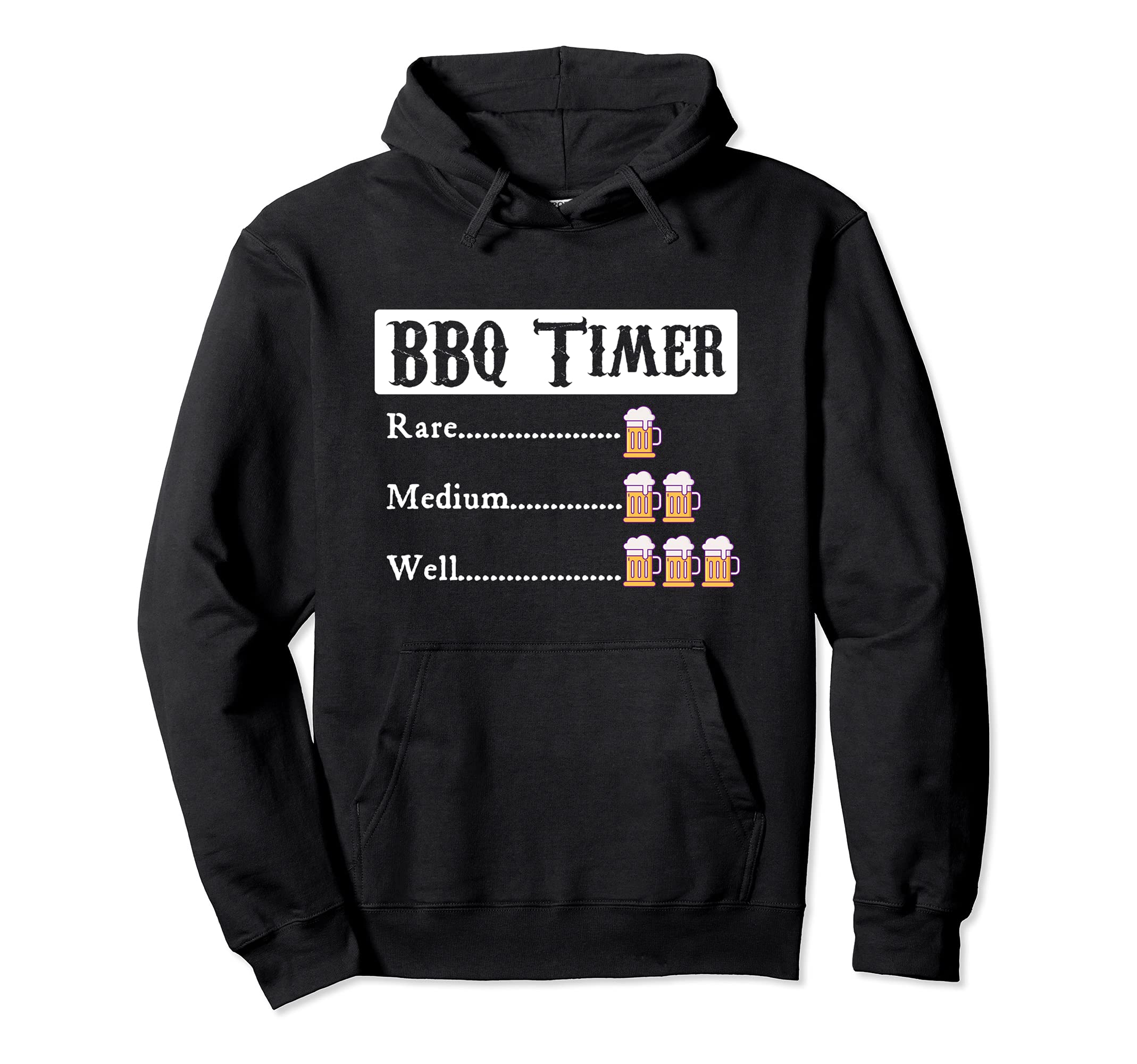 BBQ Timer Barbecue Pullover Hoodie