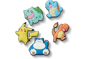 Crocs Jibbitz Pokémon Shoe Charm Packs, 5-Pack