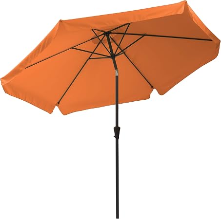 Corliving Ppu 201 U Tilting Patio Umbrella Orange Amazon Ca Patio Lawn Garden