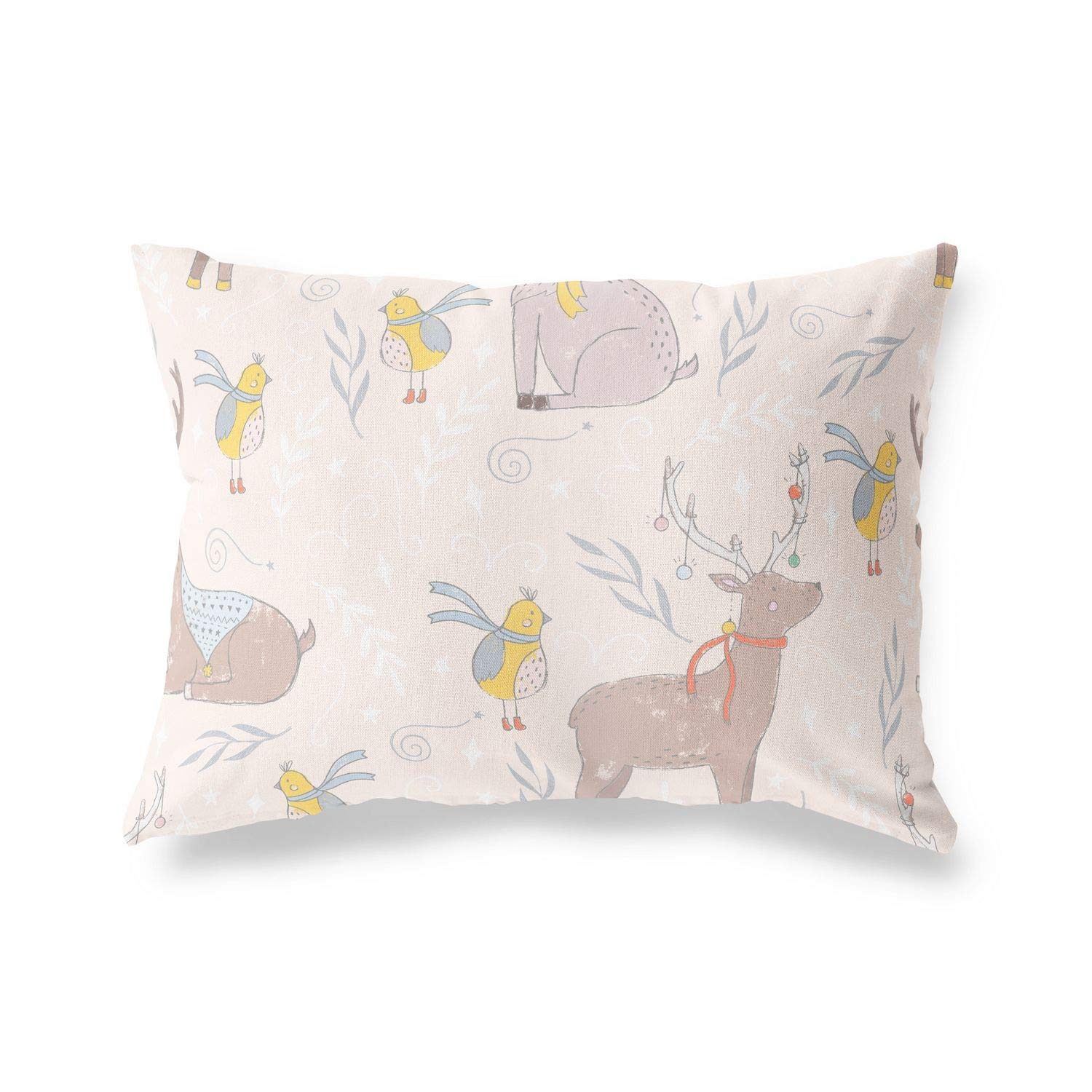 BonaMaison Decorative Cushion Cover, Random Pattern Throw Pillow Covers, Home Decorative Pillowcases for Livingroom, Sofa, Bedroom, Size: 45X60 Cm - Designed and Manufactured in Turkey