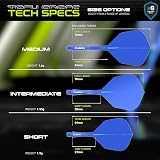 Winmau Fusion Integrated Flight and Shaft System No.6 Blue Medium view 2