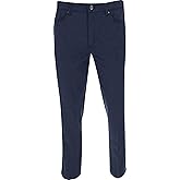 Greg Norman MICROLUX 5 Pocket Heathered Dark Navy Heather Pants Men 36W x 30L