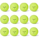 Amazon Basics Core Soft Golf Balls, Low Compression, Side Stamp Alignment