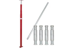 BISupply House Jacks for Leveling Crawlspace 1 Pack - 54-150 inch Adjustable Support Beam Basement Jack Post - Floor Lifting Joist Beam Brace for Cellar Ceiling - Screw Pole Jack
