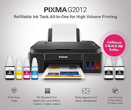 canon pixma g2012 aio ink tank printer