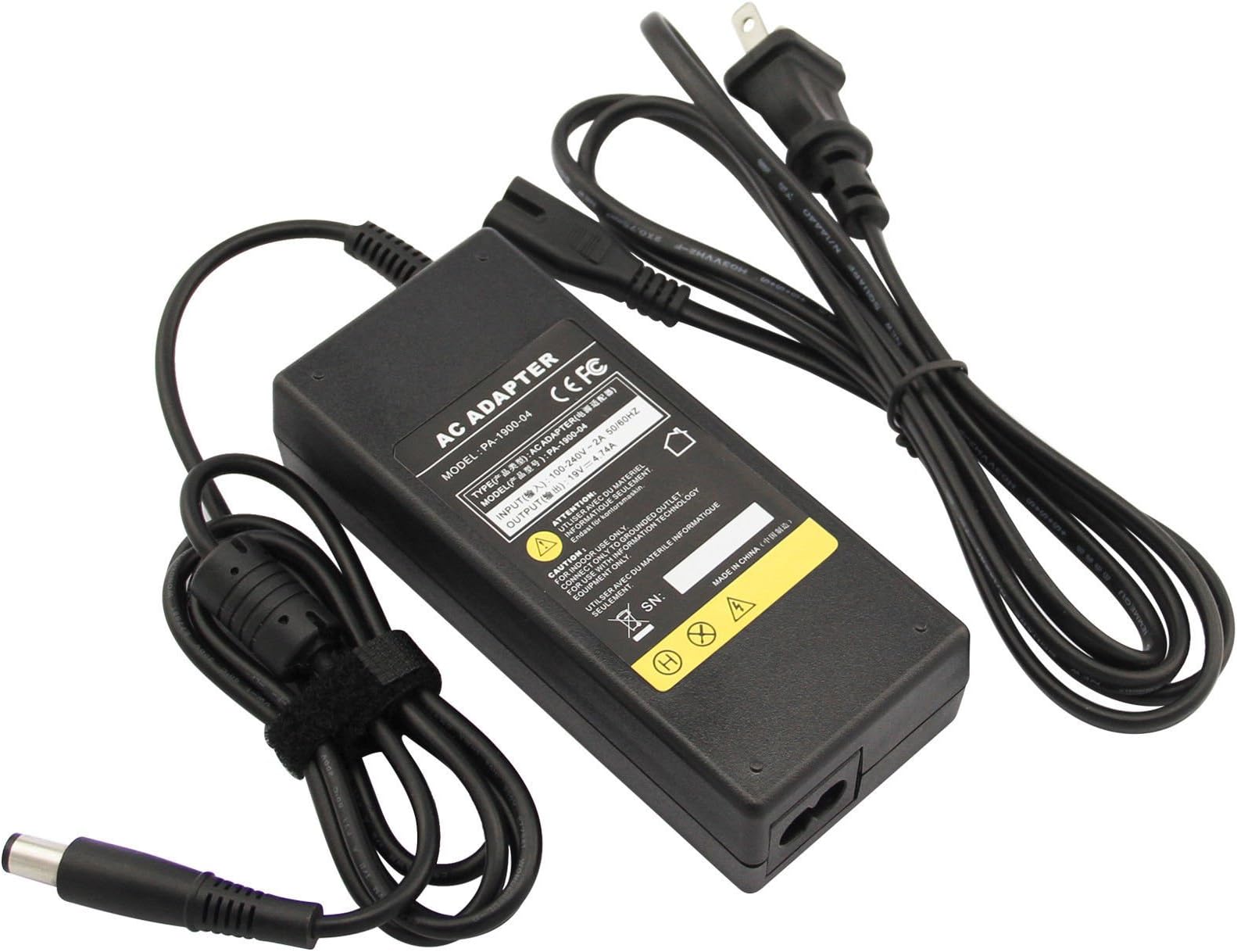 90W AC Adapter Battery Charger for HP Elitebook 8540p 8440p 8540w 8740w 2530p
