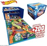 Hot Wheels 3-IN-1 Collapsible Car Storage Box & Playmat - Organize 200 Cars view 5