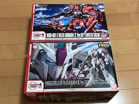 Amazon ガンダムフロント東京限定 Rg Zガンダム3号機 初期検証型 Ver Gft Hguc デルタガンダム弐号機 Ver Gft プラモデル 通販