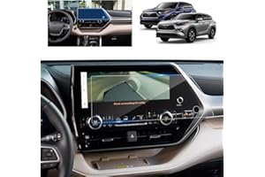 BSTW for 2025 Toyota Highlander Screen Protector 2023-2025 Highlander Limited/Platinum 12.3-in for 2025 Toyota Highlander Hybrid Accessories 9H Tempered Glass Protective Film