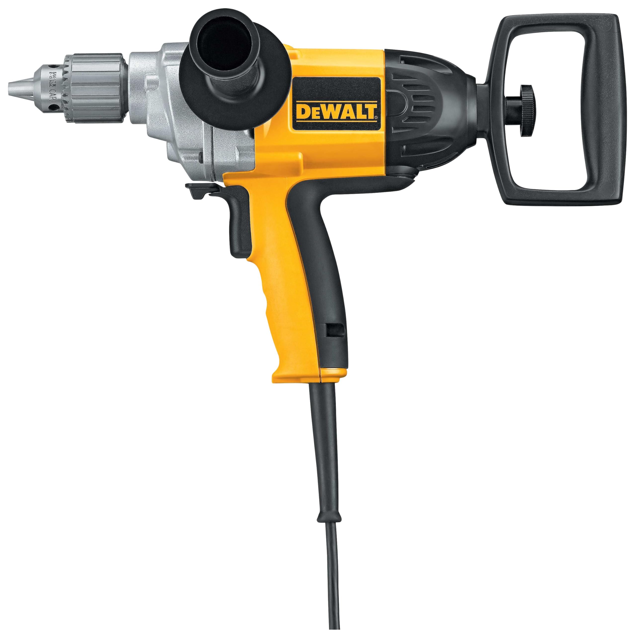 Taladro eléctrico DEWALT, mango de pala, 1/2 pulgada, 9 amperios (DW130V)