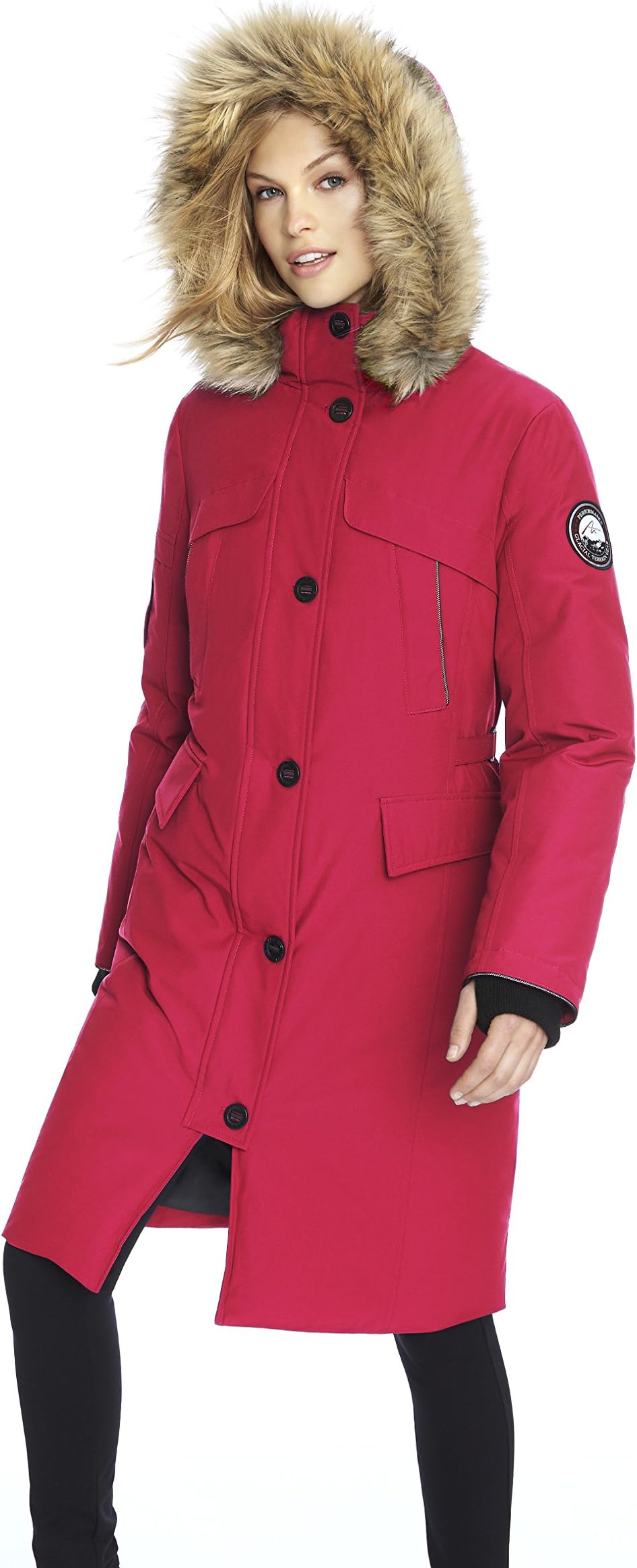 Alpinetek Women's Long Down Parka