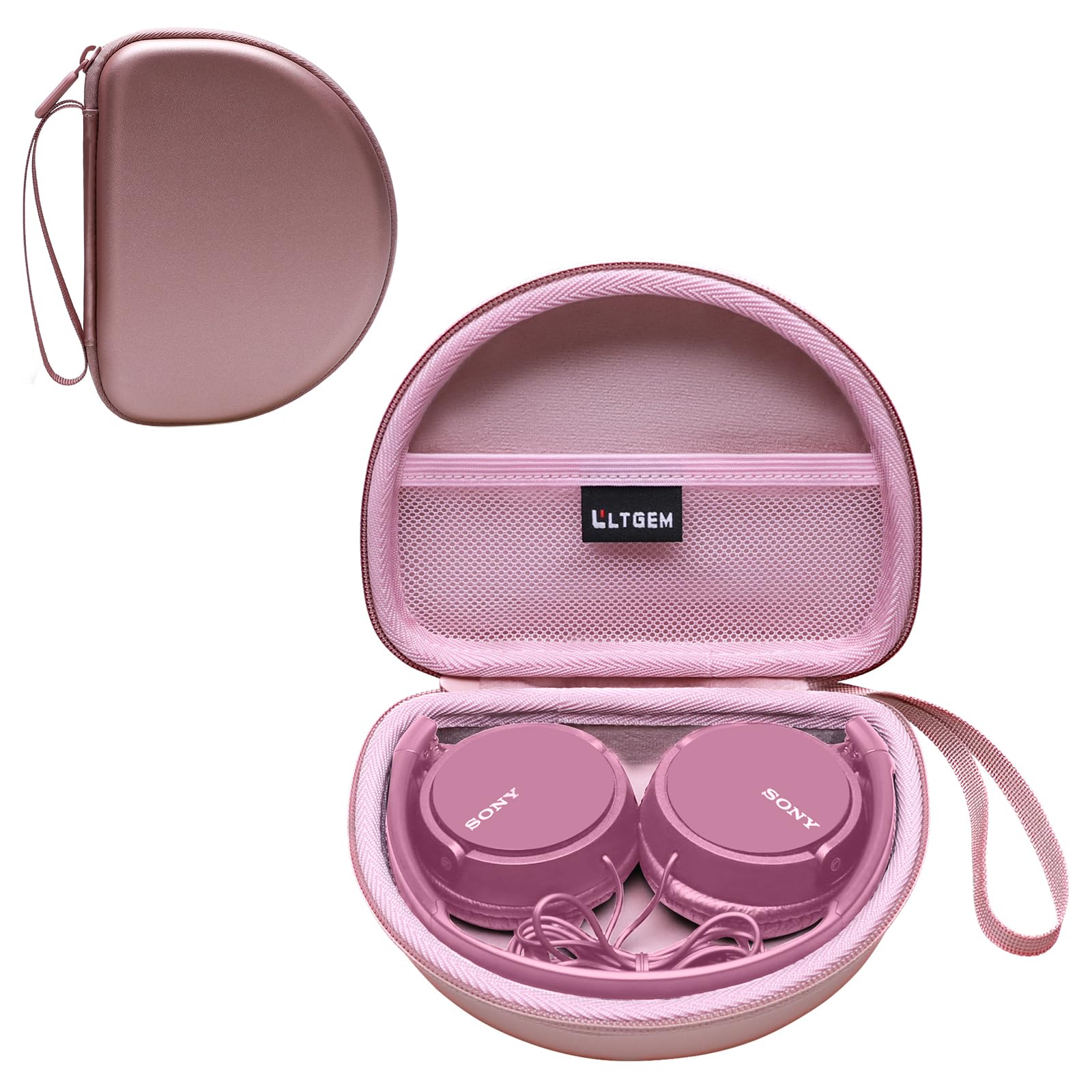 Photo 1 of ****CASE ONLY*****
LTGEM Case Compatible with Sony MDR-ZX110 / MDRZX110AP / MDRZX110NC / MDR-ZX310AP ZX Series Wired On-Ear Headphones, Rose Gold