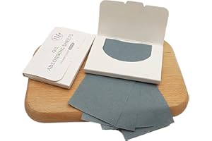OWLKORMY 300 Counts Premium Face Oil Blotting Paper, Oil Absorbing Tissues, Instant Oil-Absorbing Remove Excess Oil & Shine Oil Control Films (Bamboo Charcoal)