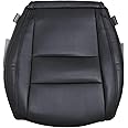 GXARTS Front Driver Side Bottom Replacement Perforated Leather Seat Cover Black Compatible with Jeep Grand Cherokee 2011 2012 2013 2014 2015 2016