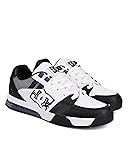 DC Men's Versatile Skate Shoe, White/Black/Blue, 9