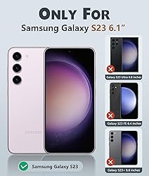 FNTCASE for Samsung Galaxy S23 Case: Dual Layer