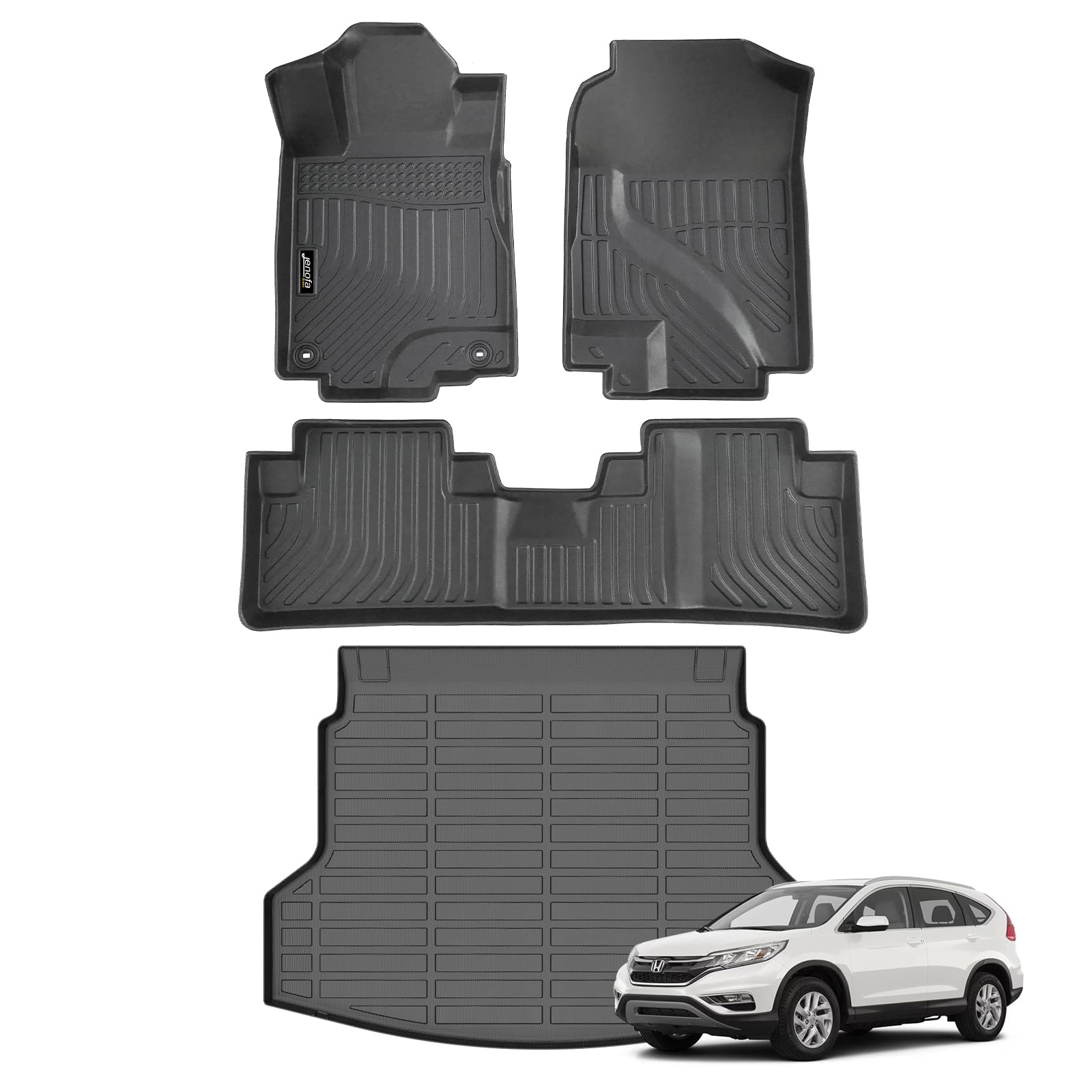 Jenofa-Car Floor Mats & Cargo Liner for 2012-2016 Honda CR-V LX EX SE ...