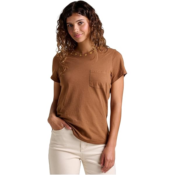 Amazon.com: Toad&Co Women's Primo Short Sleeve Crew, Artichoke, X