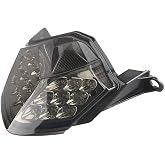 iTobest Integrated LED Taillight Fits For Kawasaki Z750 ZX6R ZX10R,Smoke