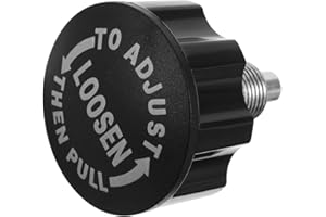 Tofficu Exercise Bike Pull Pin Knob with ABS Material and Spring Pin Compatible with Gym Equipment