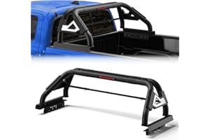 POFENZE Roll Bar for Mid-Size Trucks, Adjustable Chase Rack Sport Bar Compatible with 2005-2023 Toyota Tacoma, 2015-2023 Chevy Colorado & GMC Canyon, 2020-2023 Jeep Gladiator JT, Ford Ranger