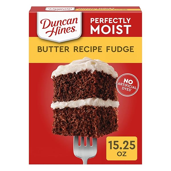 DUNCAN HINES PERFECTLY MOIST BUTTER RECIPE FUDGE CAKE...