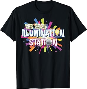 Jesus Light of The World Illumination Station VBS 2026 T-Shirt