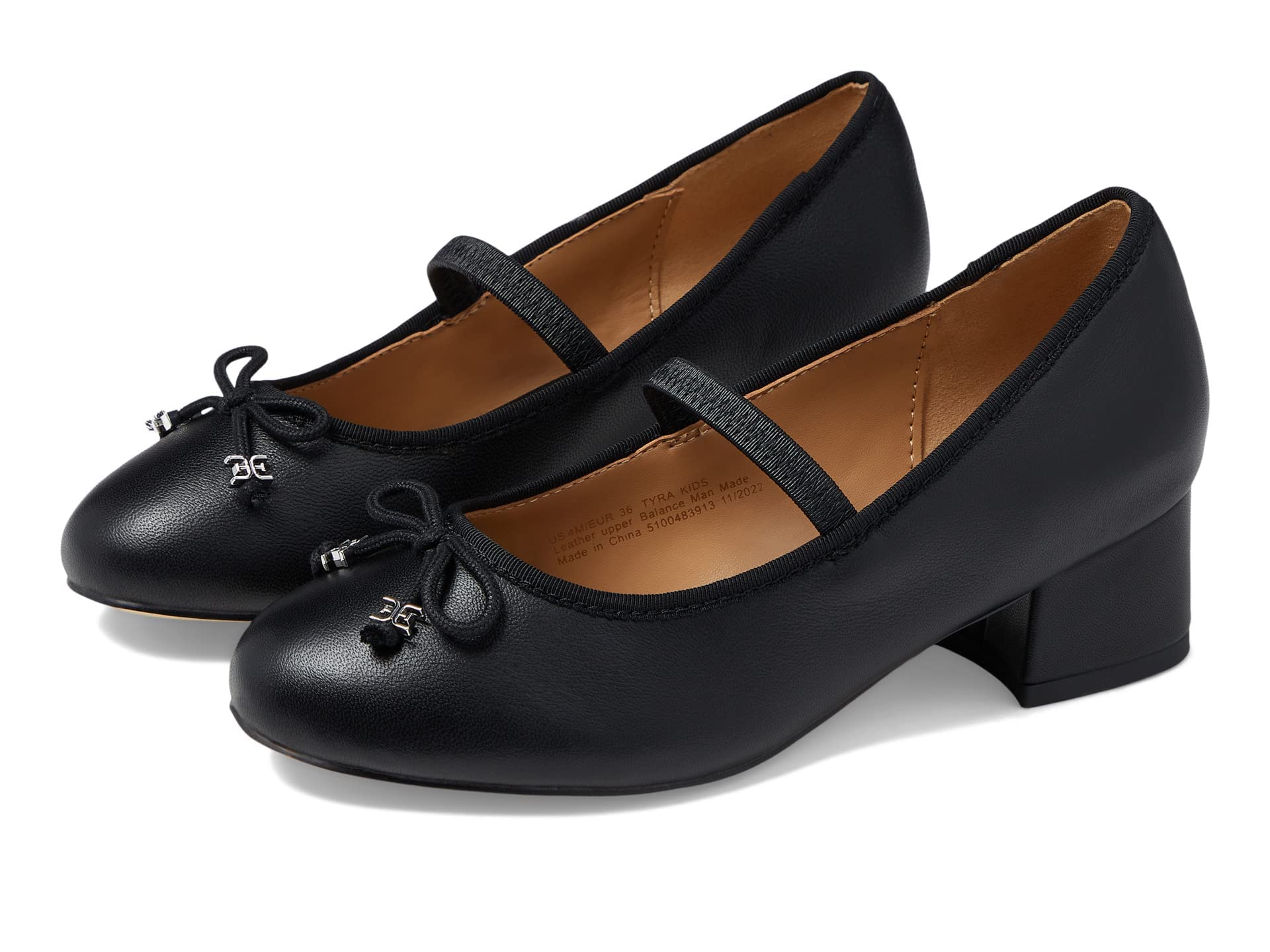 Sam Edelman Girls Tyra Mini Mary Jane Black 13 Little Kid