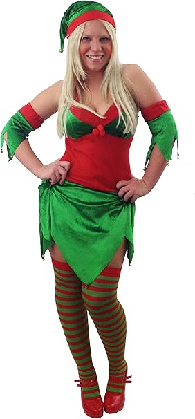 ladies elf costume