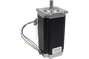 CNCTOPBAOS Nema23 CNC Stepper Motor 425oz-in 112mm 3A 2.8N.m 1.8° 4 Lead Wire for CNC Router Engraving Milling Lathe Machine