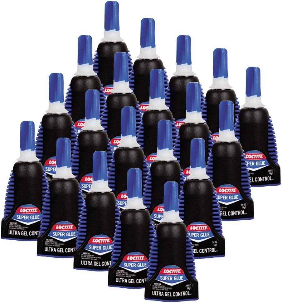 Loctite Ultra Gel de goma endurecida Super Glue- 20 unidades
