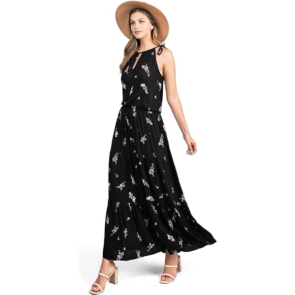 chinese dress ladies Love Language Floral Maxi Dress Peach/Teal / L main image 1