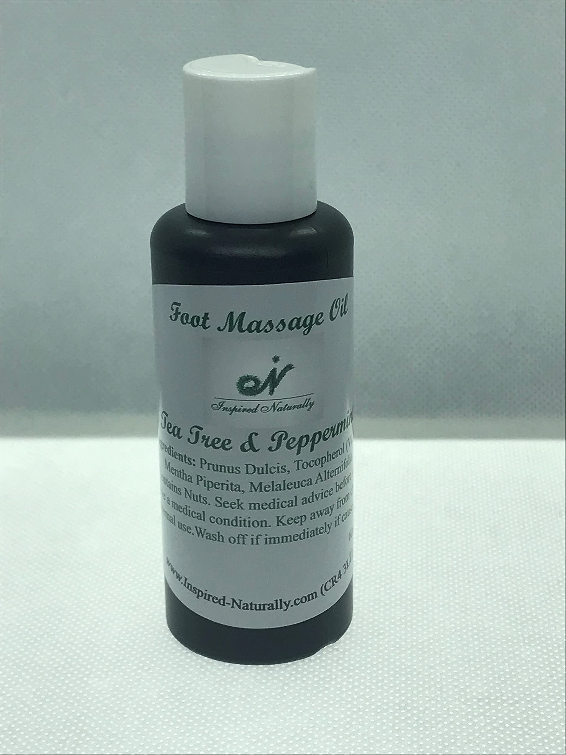 Inspired Naturally Relaxing Foot Massage Oil 50ml - Plus 10ml Free - 60ml for The Price of 50ml