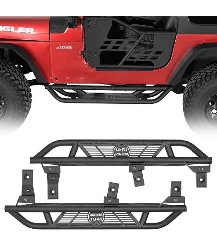 Amazon.com: Hooke Road TJ Running Boards, 5.27