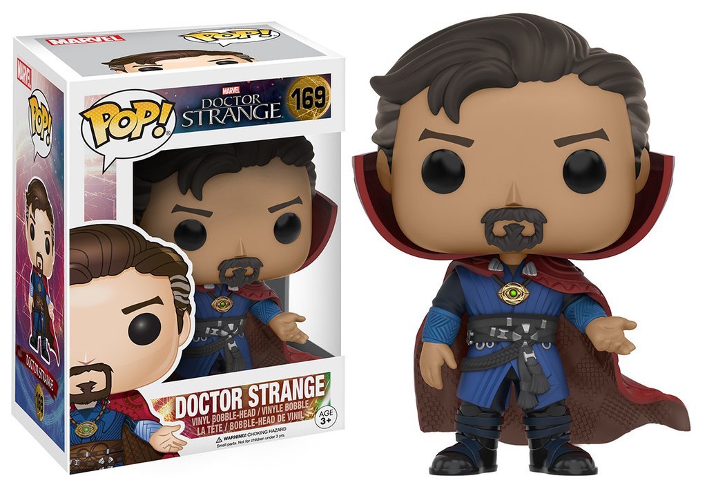 Doctor Strange Vinyl Bobble-Head 169 Unisex Funko Pop! Standard, vinyl,