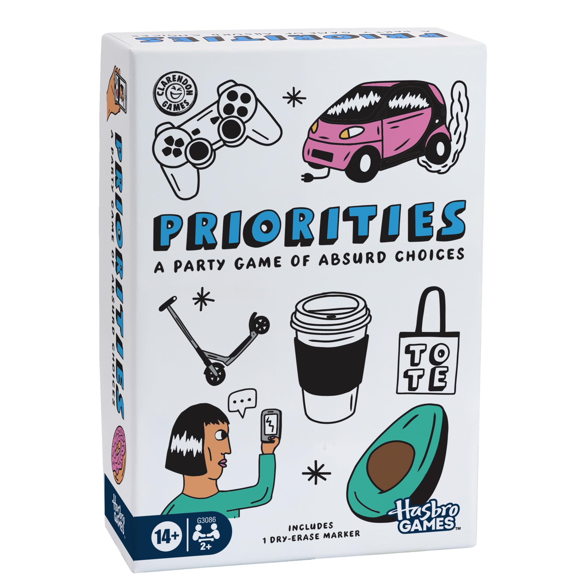 Priorities Game | A Party Game of Absurd Choices | Hilarious Card Games for Adults and Teens | Ages 14+ | 2+ Players | 30 Mins.